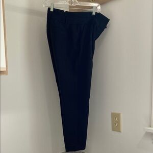 White House Black Market Black Trousers with Sharp Crease